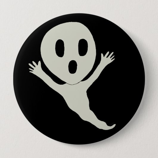 Chibi-achtige geest ronde button 4,0 cm (Voorkant)