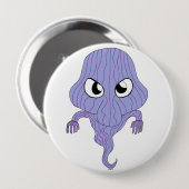 Chibi-achtige geest ronde button 4,0 cm (Voorkant /achterkant)