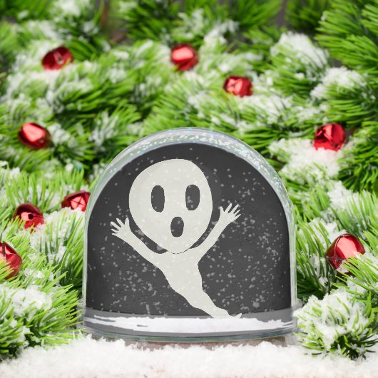 Chibi-achtige geest sneeuwbol (Kerstmis)