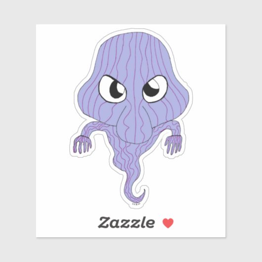 Chibi-achtige geest sticker (Vel)