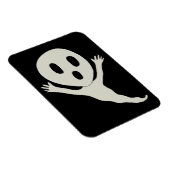 Chibi-achtige spookplaat magneet (Rechterzijde)