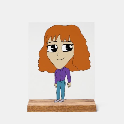 chibi acryl bord (Voorkant)