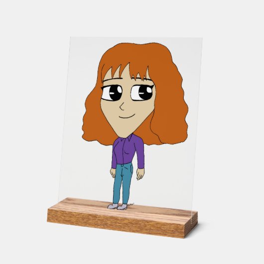 chibi acryl bord (Hoek)