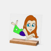 chibi acryl bord (Hoek)
