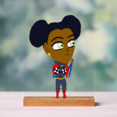 chibi acryl bord (Neutraal)