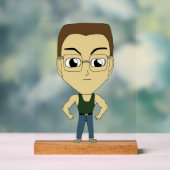 chibi acryl bord (Neutraal)