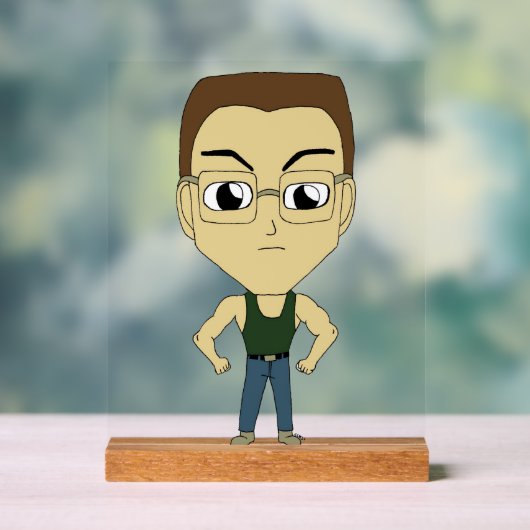 chibi acryl bord (Neutraal)