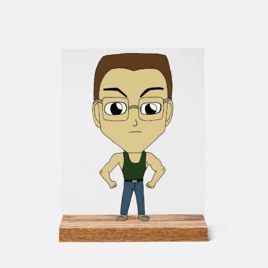 chibi acryl bord (Voorkant)