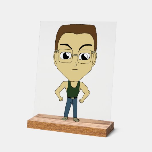 chibi acryl bord (Hoek)