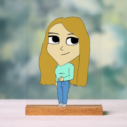 chibi acryl bord (Neutraal)