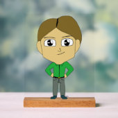 chibi acryl bord (Neutraal)