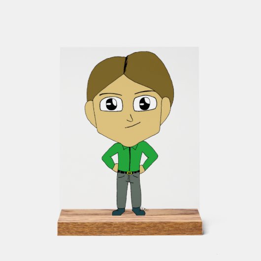 chibi acryl bord (Voorkant)