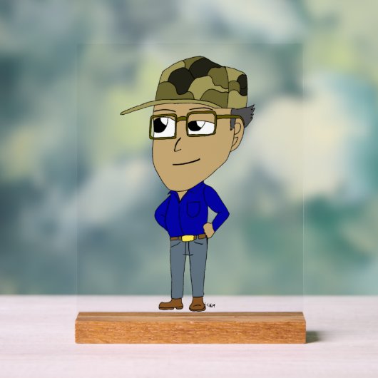 chibi acryl bord (Neutraal)