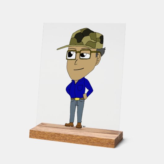 chibi acryl bord (Hoek)