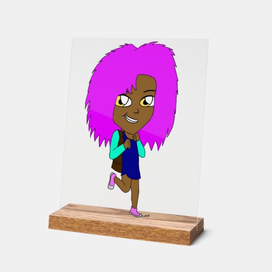 chibi acryl bord (Hoek)