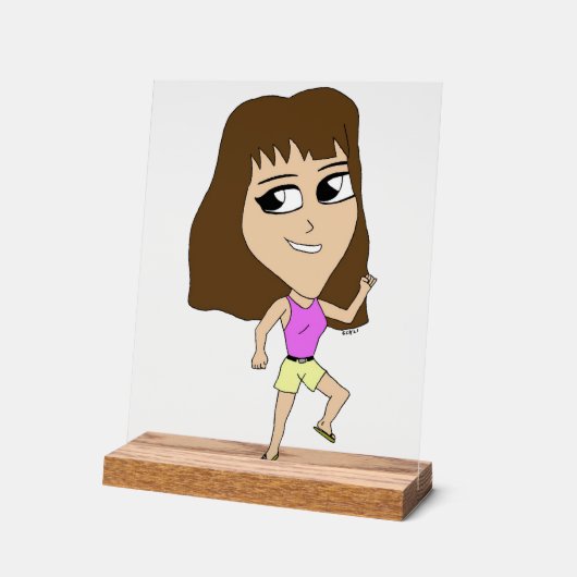 chibi acryl bord (Hoek)