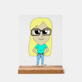 chibi acryl bord (Voorkant)