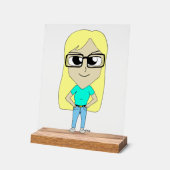 chibi acryl bord (Hoek)