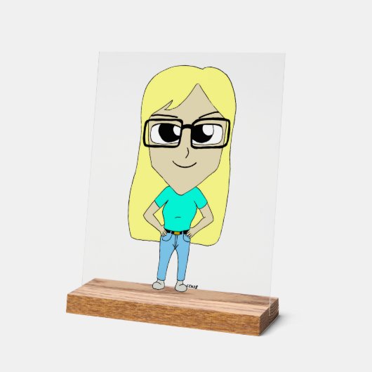 chibi acryl bord (Hoek)