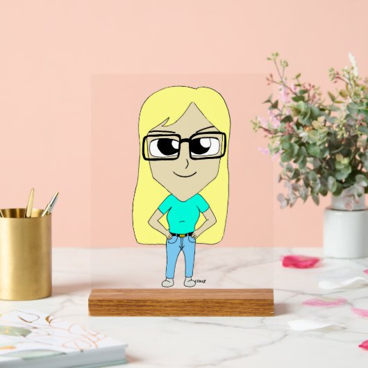 chibi acryl bord (Huwelijk)