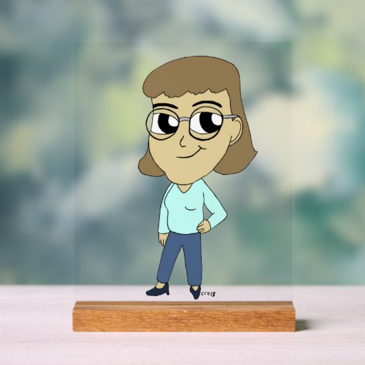 chibi acryl bord (Neutraal)