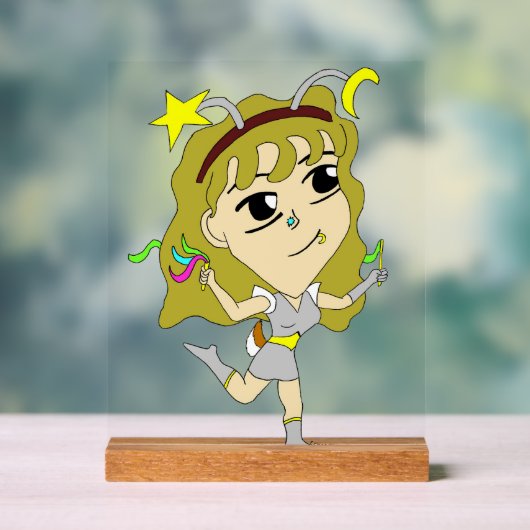 chibi acryl bord (Neutraal)