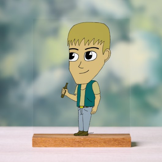 chibi acryl bord (Neutraal)