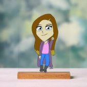 Chibi Acryl Bord (Neutraal)