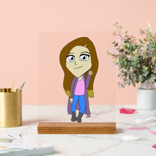 Chibi Acryl Bord (Huwelijk)