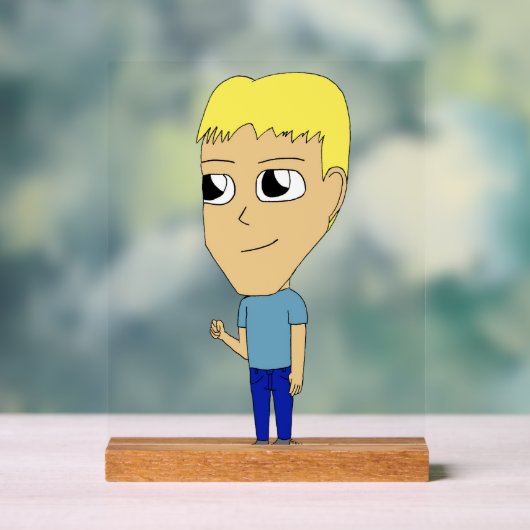 chibi acryl bord (Neutraal)