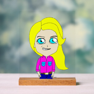 chibi acryl bord