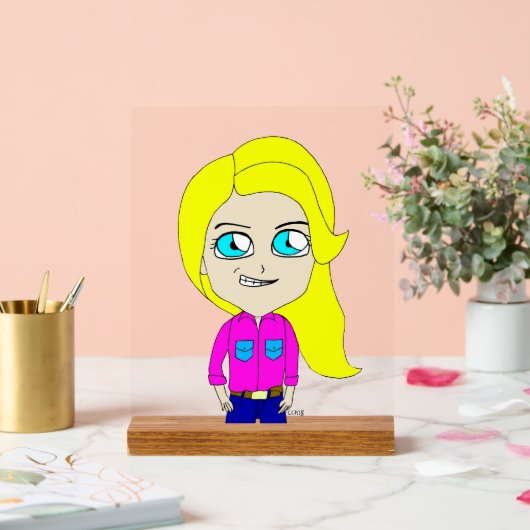 chibi acryl bord (Huwelijk)