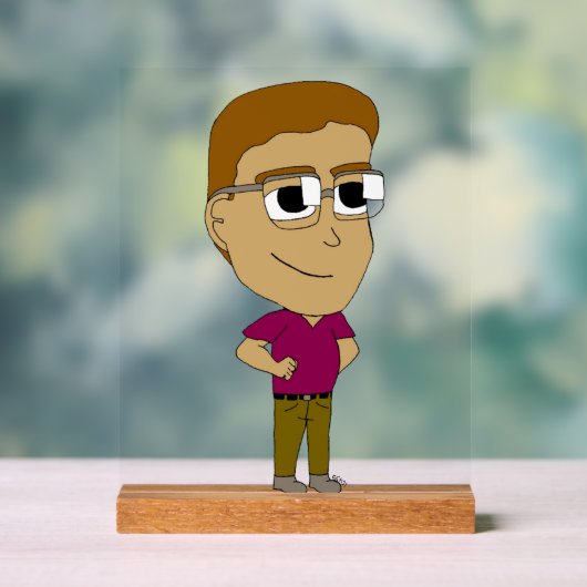 chibi acryl bord (Neutraal)