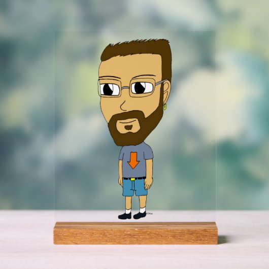 chibi acryl bord (Neutraal)