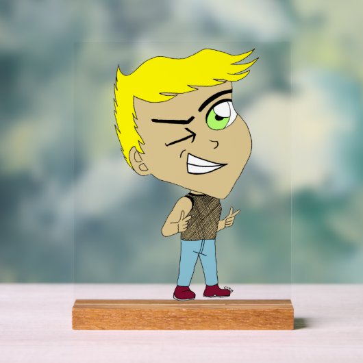 chibi acryl bord (Neutraal)