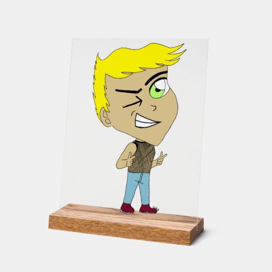 chibi acryl bord (Hoek)