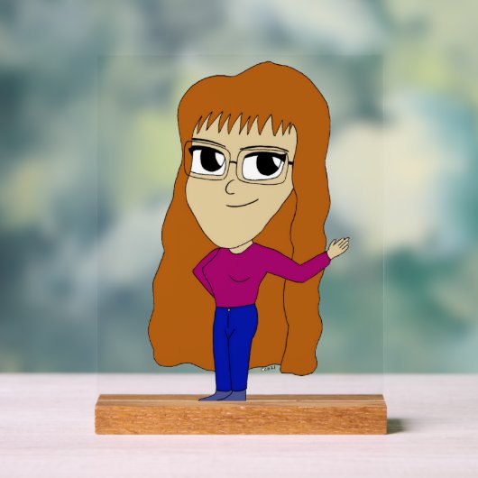 chibi acryl bord (Neutraal)