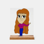 chibi acryl bord (Voorkant)