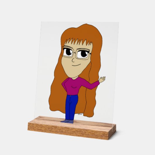 chibi acryl bord (Hoek)