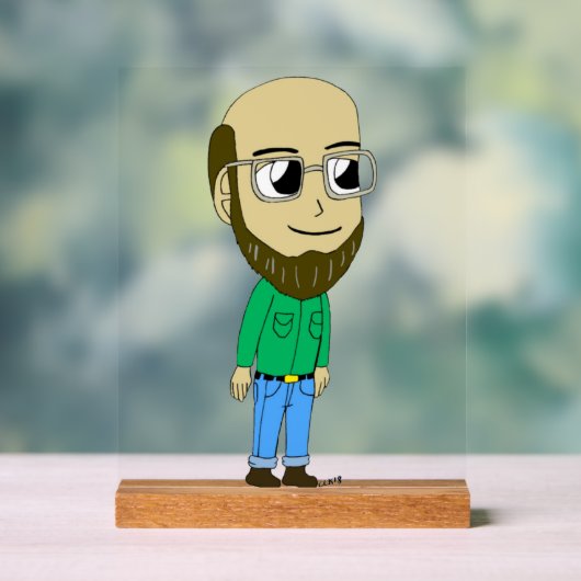 chibi acryl bord (Neutraal)