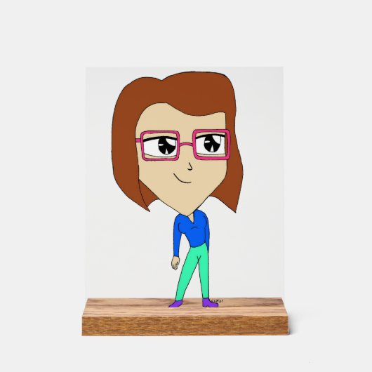 chibi   acryl bord (Voorkant)