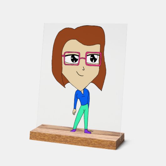 chibi   acryl bord (Hoek)