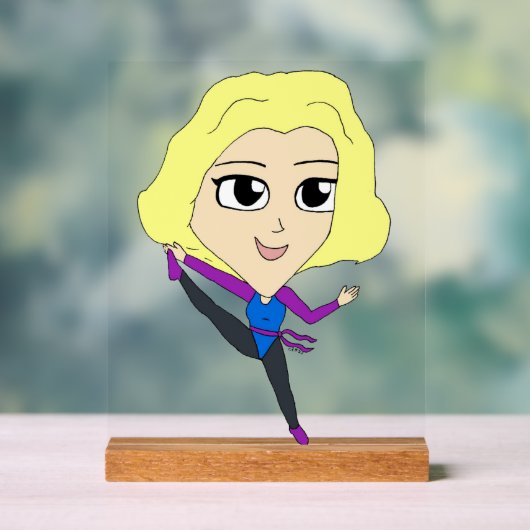 chibi acryl bord (Neutraal)