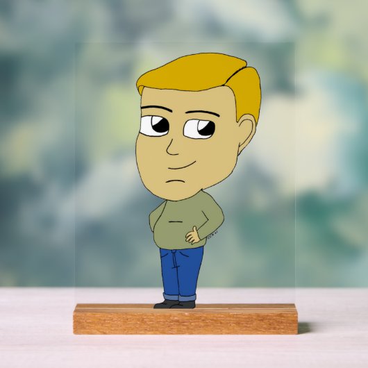 chibi acryl bord (Neutraal)