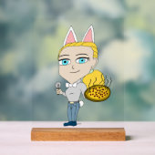 chibi acryl bord (Neutraal)