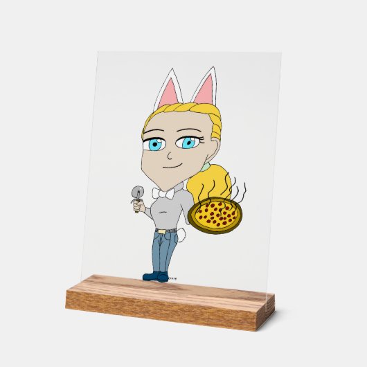 chibi acryl bord (Hoek)