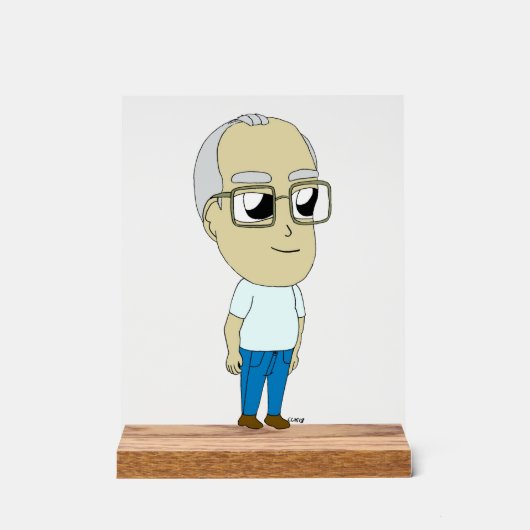 chibi acryl bord (Voorkant)