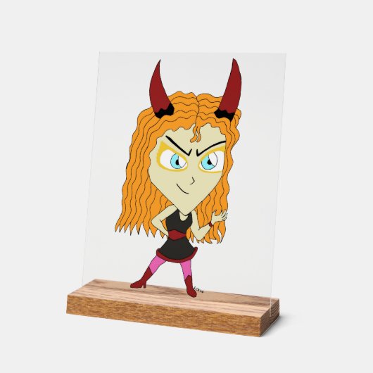 chibi acryl bord (Hoek)