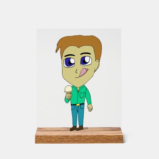 chibi acryl bord (Voorkant)