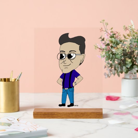 chibi   acryl bord (Huwelijk)